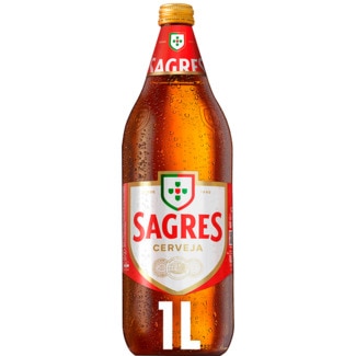 Cerveja Nacional Branca garrafa 1 L - Sagres