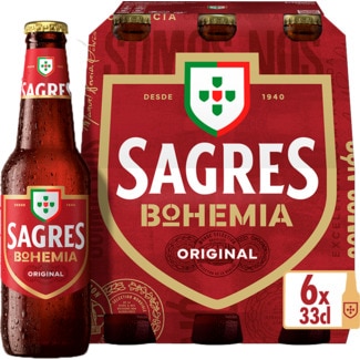 Cerveja Bohemia Pack 6 unidades garrafa 33 cl - Sagres