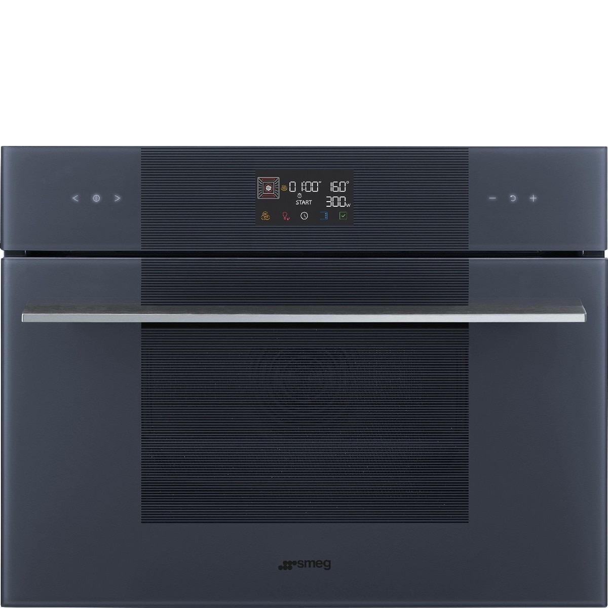 Imagem 0 de Forno Galileo Micro Combi Smeg Linea SO4102M1G Combinado com Micro-ondas de 40 Litros - Neptune Grey