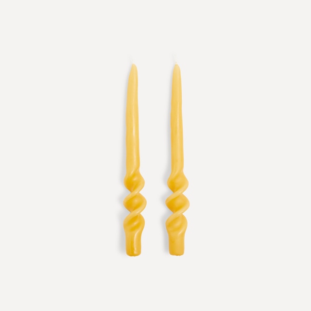 Imagem 0 de Conjunto de 2 Velas de Candelabro Onduladas