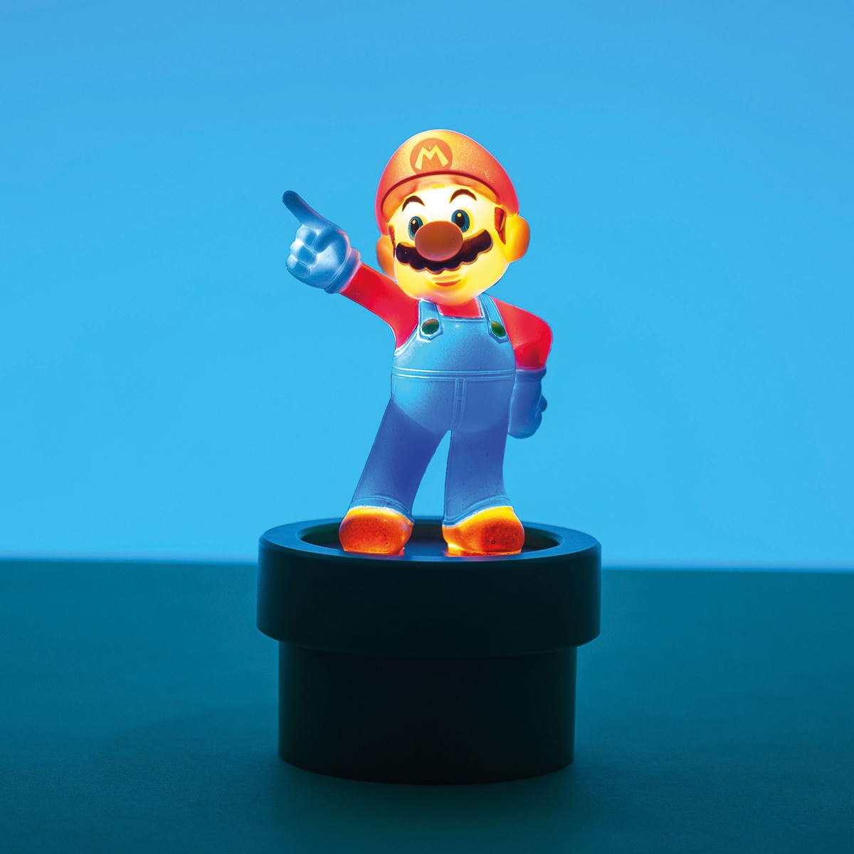 Candeeiro 3D Mario Tubagem Mario Bros 4