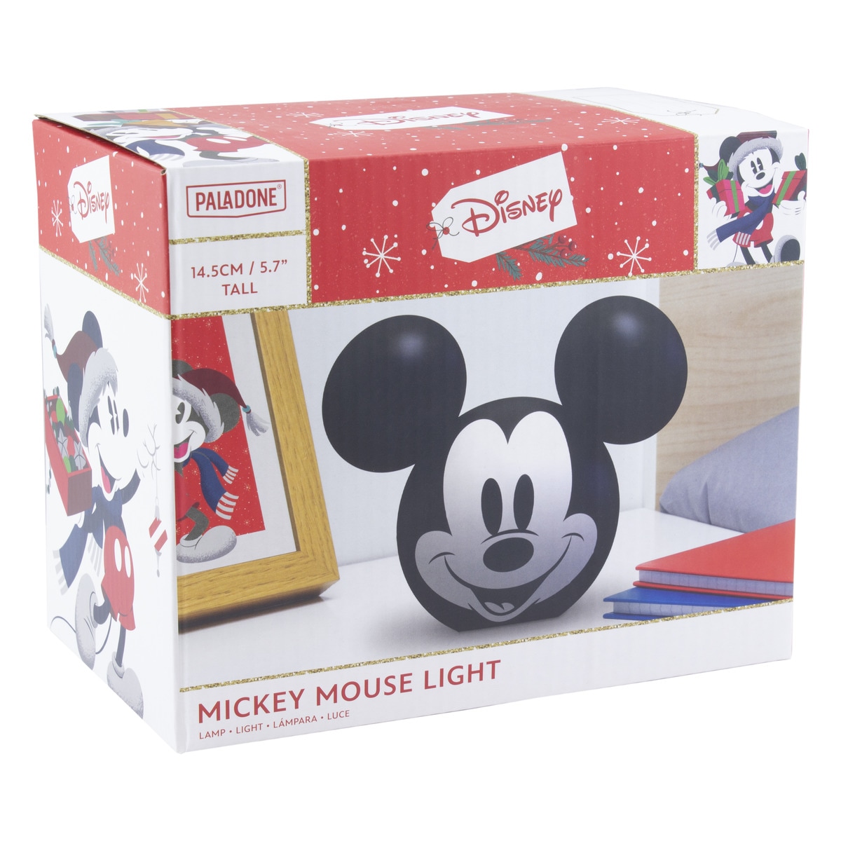 Candeeiro 3D Cabeça Mickey Mouse Disney 3