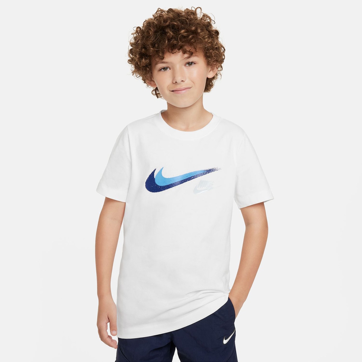 T-shirt de Criança Sportwear Branco-1