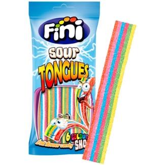 Gomas Linguas Multifrutos sem Glúten embalagem 90 g - Fini