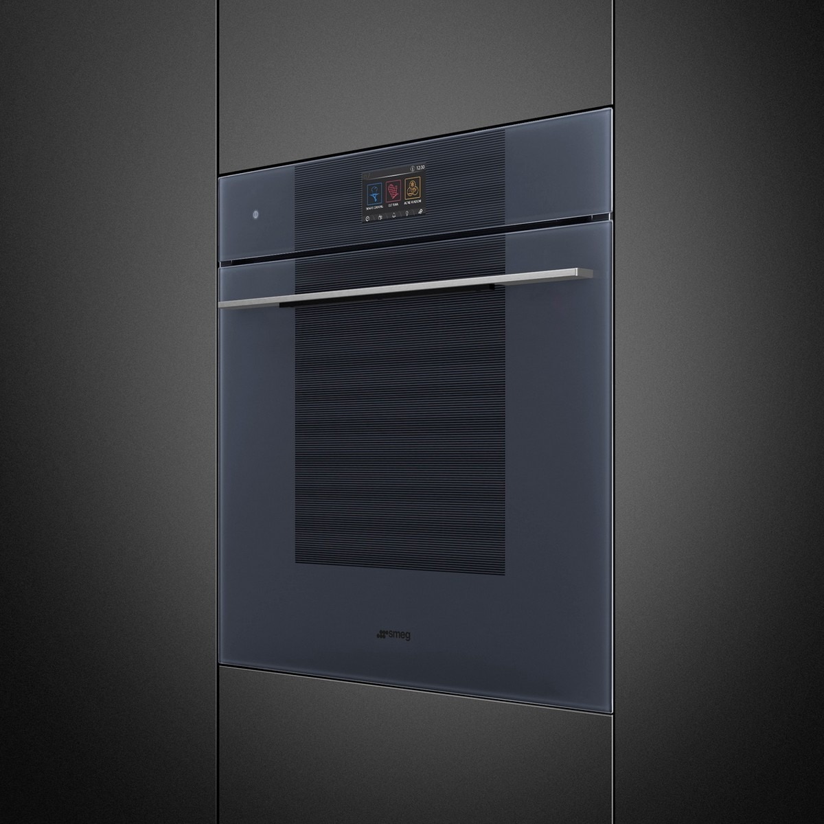 Forno Galileo Omnichef Multitech Smeg Linea SO6104APG Limpeza VaporClean de 68 Litros - Neptune Grey 2