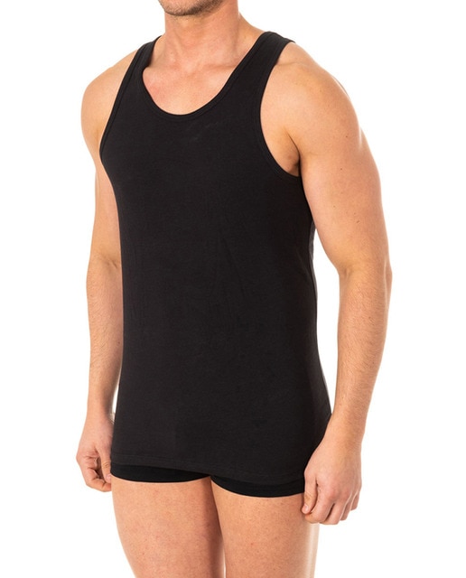 Imagen 0 de Camiseta tirante ancho cuello redondo A040Z hombre