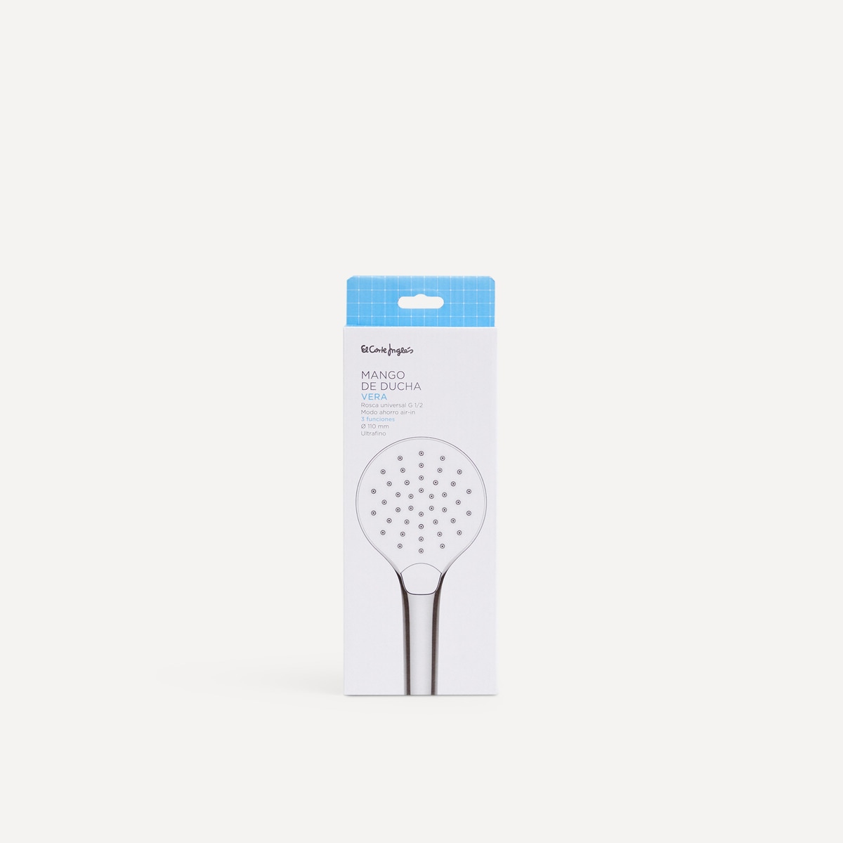 Mango de ducha 3 posiciones Indico El Corte Inglés Cromo-4