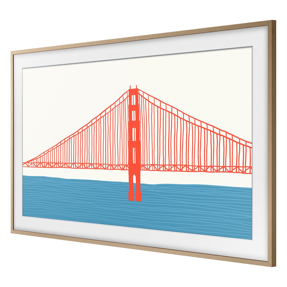 Marco para TV Samsung The Frame 2022 VG-SCFA85TKBXC 85" color Teka Teca-3