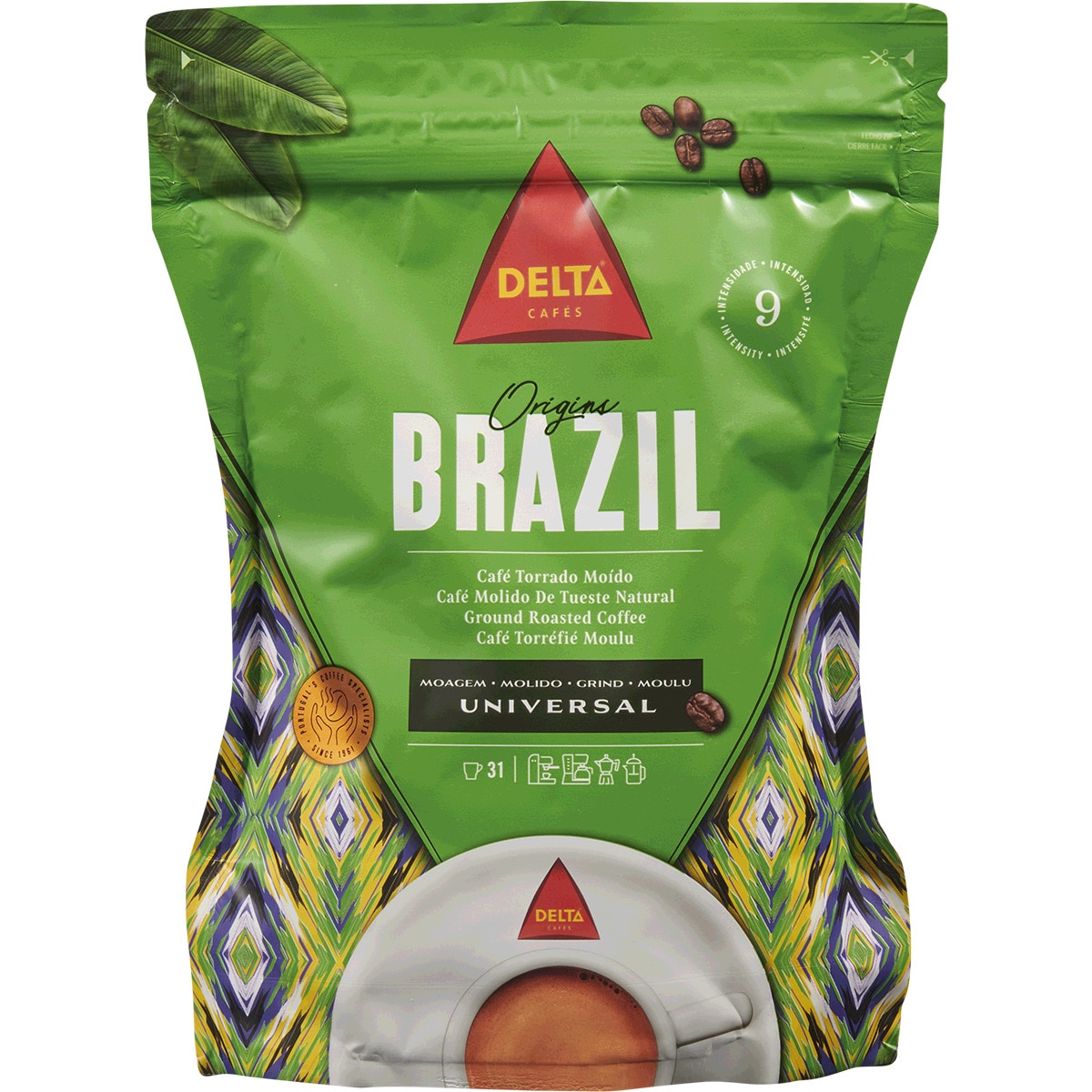 Café Moído Torrado Lote Brasil Moagem Universal embalagem 220 g