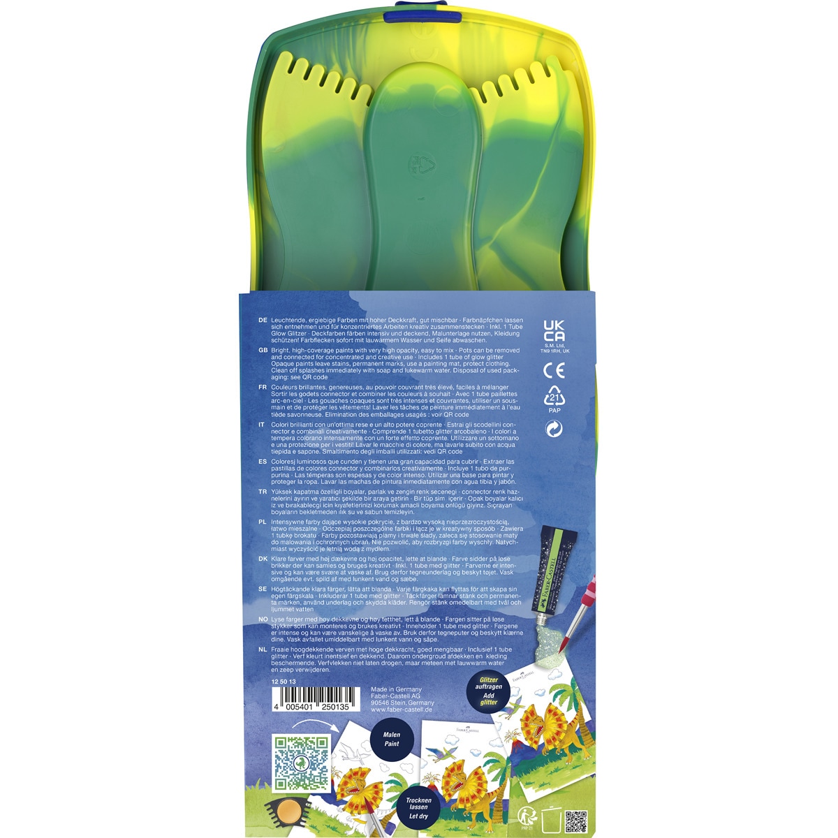 Caixa 12 Aguarelas com Cores Intercambiáveis Connector Multicolor-2