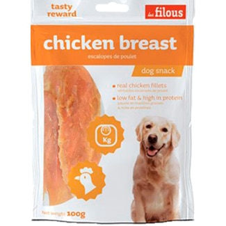 Snack para Cão Peito de Galinha embalagem 100 g - Les Filous