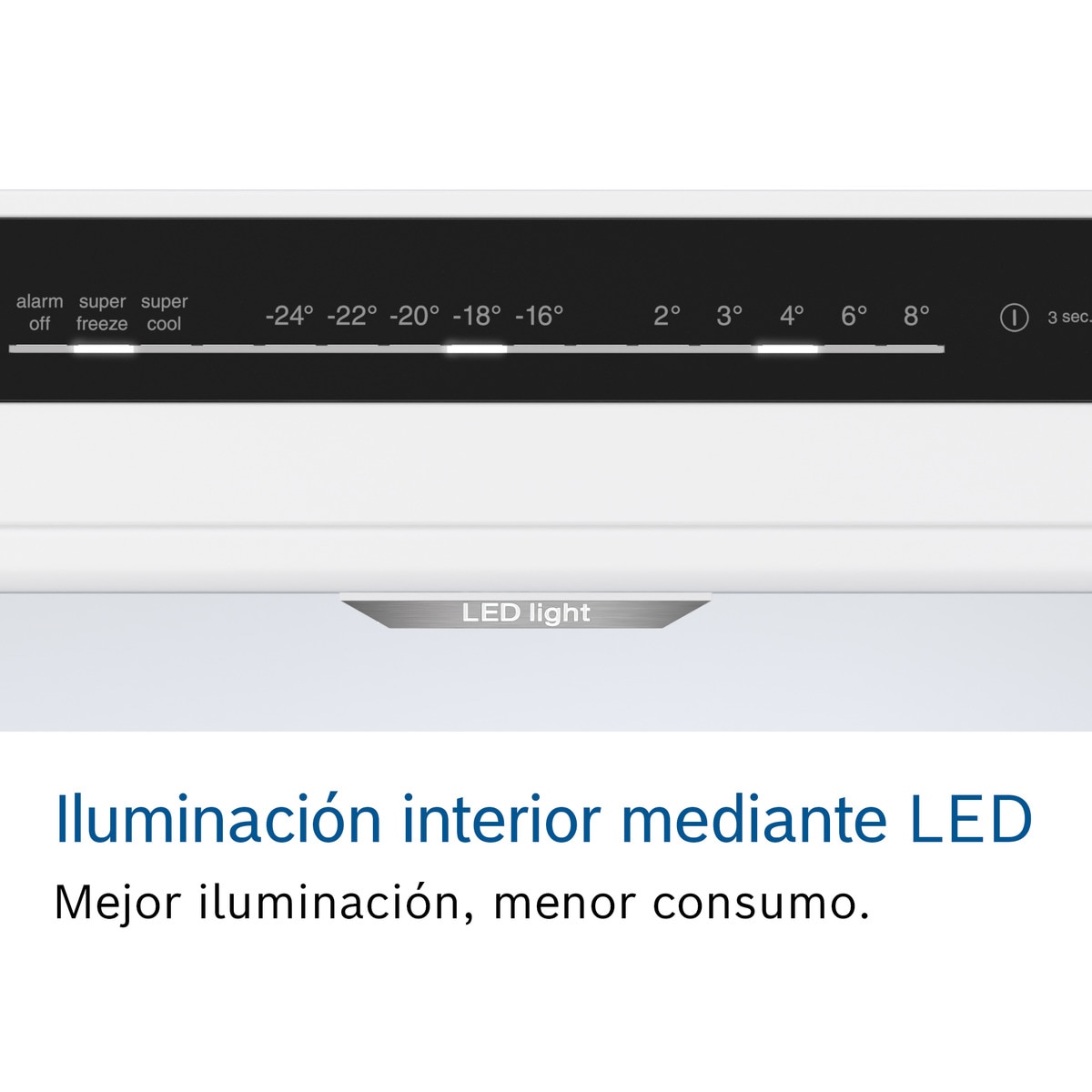 Frigorífico combi Bosch No frost, cajón VitaFresh - KGN392ICF Acero Inox-5