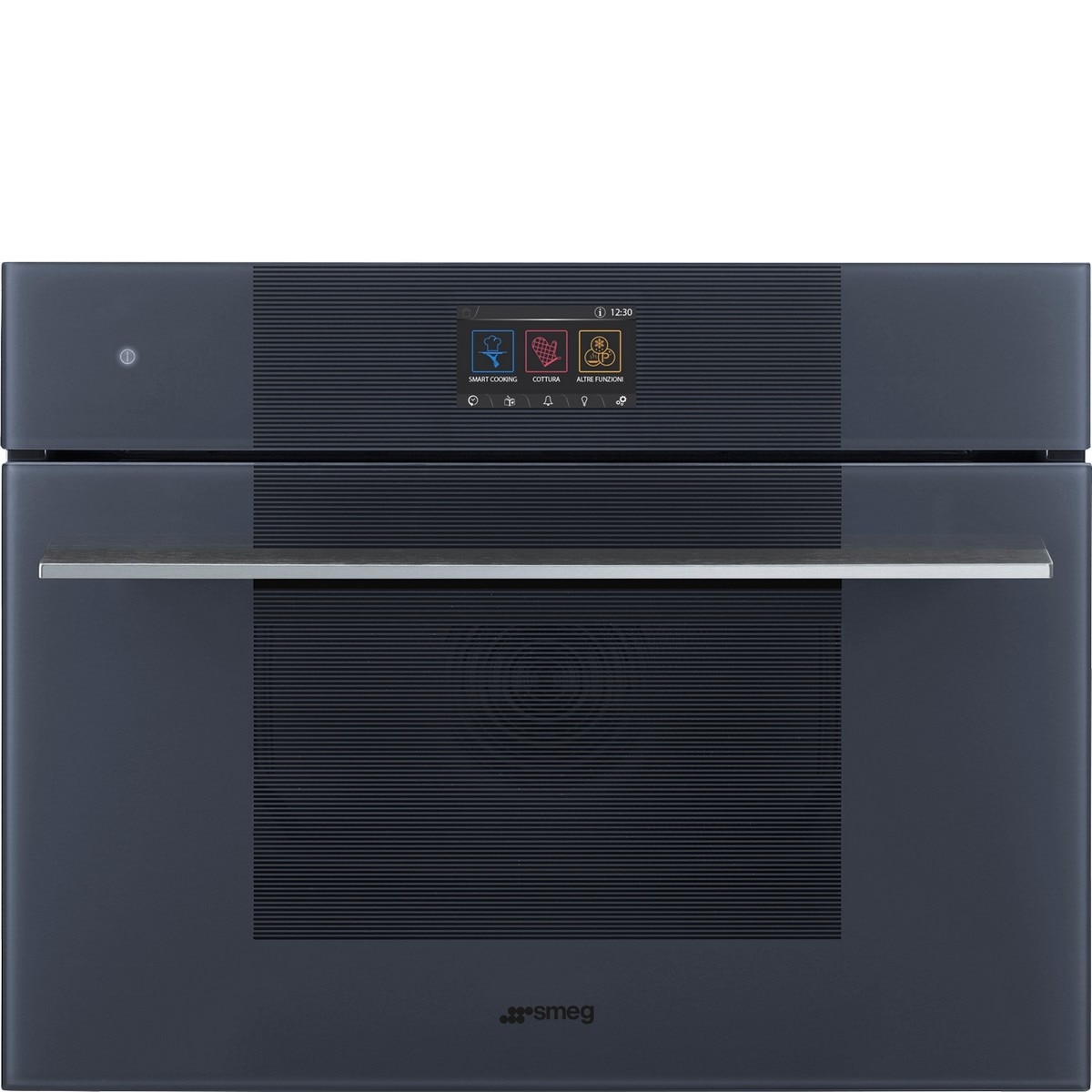 Imagem 0 de Forno Galileo Steam100 Pro Smeg Linea SO4104S4PG Combinado com Vaporeira de 41 Litros - Neptune Grey