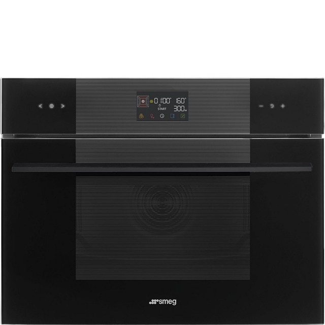 Imagem 0 de Forno Galileo Micro Combi Smeg Linea SO4102M1B3 Combinado com Micro-ondas de 40 Litros - Preto