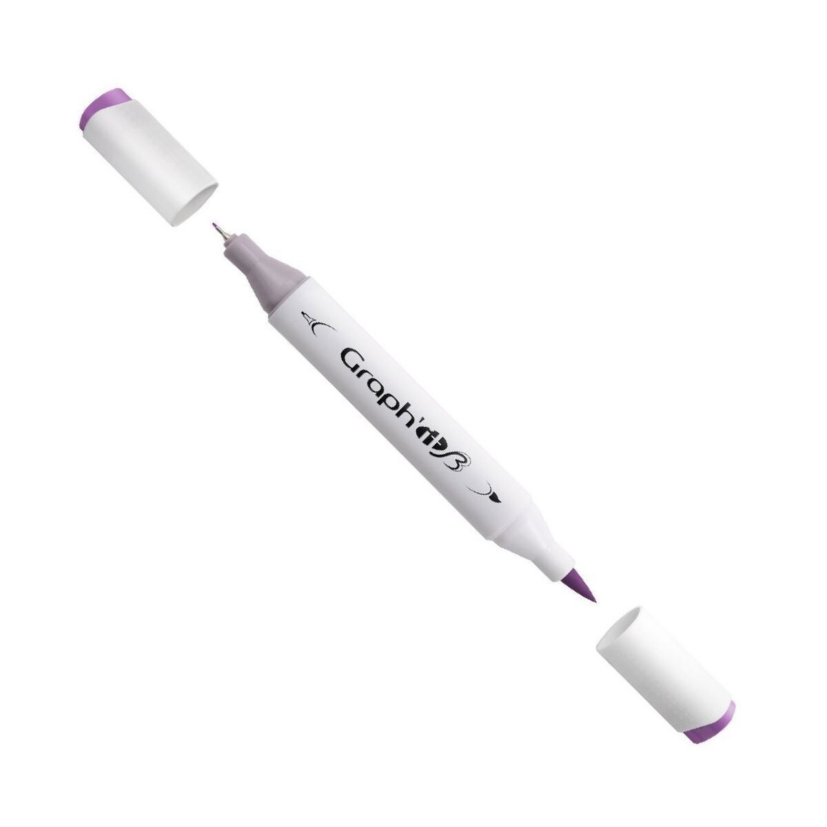 Marcador de Duas Pontas Brush Nº6153 - Antik Violet GRAPH'IT 1