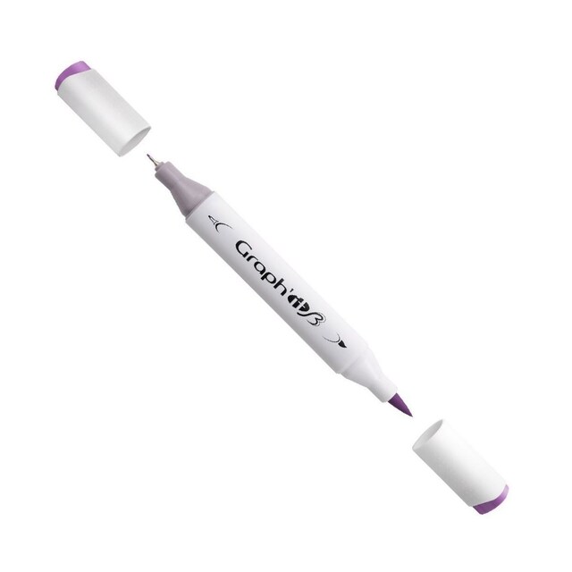 Imagem 0 de Marcador de Duas Pontas Brush Nº6153 - Antik Violet GRAPH'IT