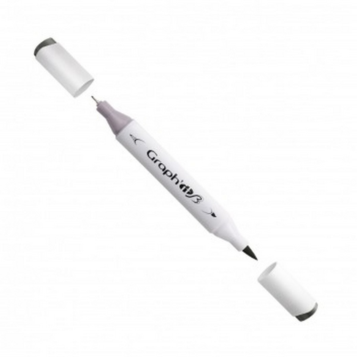 Marcador de Duas Pontas Brush Nº9905 - Special Black GRAPH'IT 1