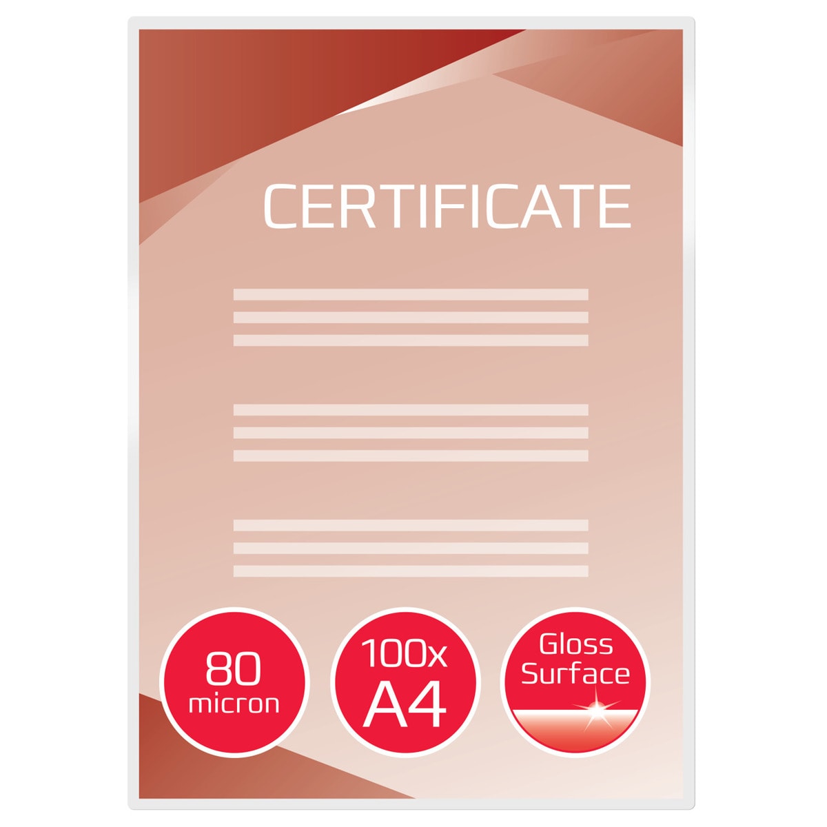 Portfólios GBC DIN A4 (216X303) 2X80 mic. (Caixa 100) Transparente-2