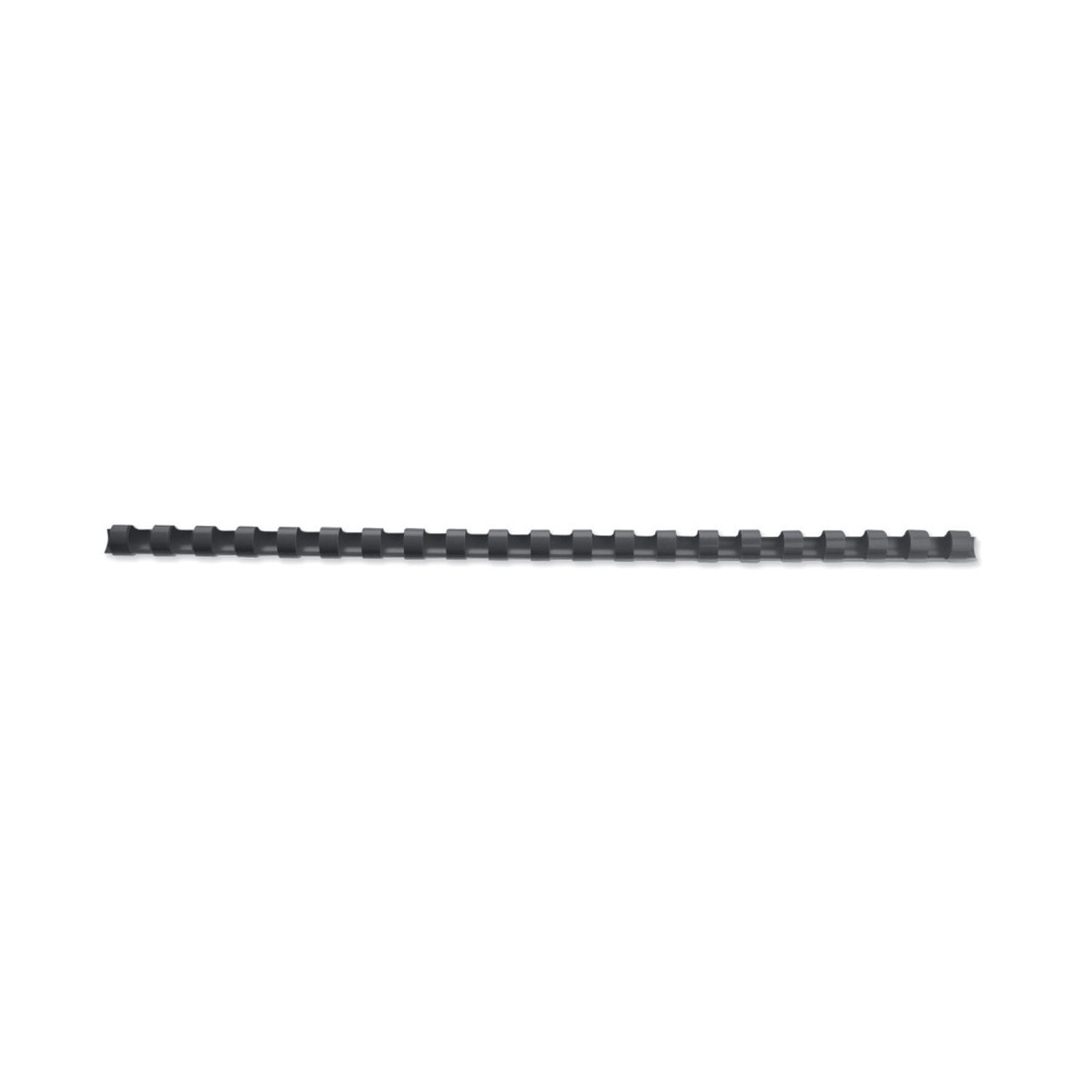 Canutillo plástico DIN A4 GBC 12 mm (Caja 100), negro Negro-2