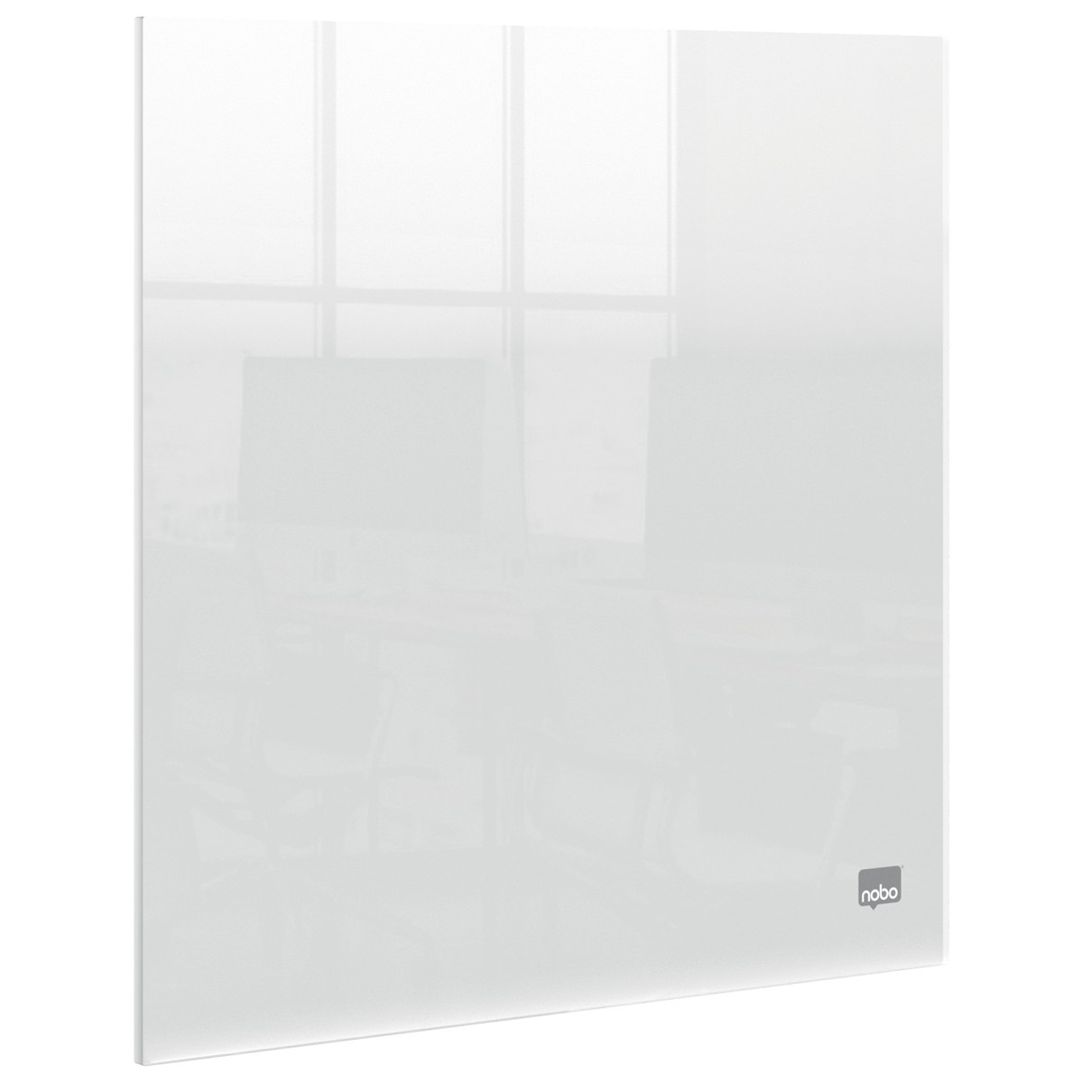 Imagem 0 de Quadro branco acrílico de mesa ou de parede Nobo, 300X300 mm, transparente