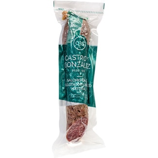 salchichón de bellota 100% ibérico peso aproximado pieza 500 g - Castro Y Gonzalez
