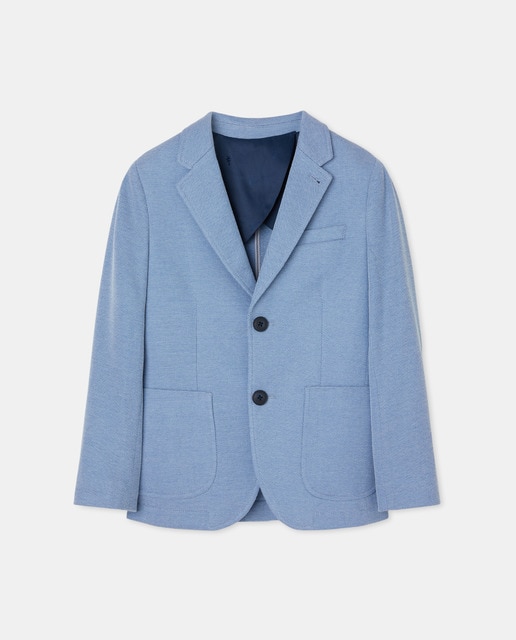 Imagem 0 de Blazer com Bolsos de Plastrão e em Tecido Piqué