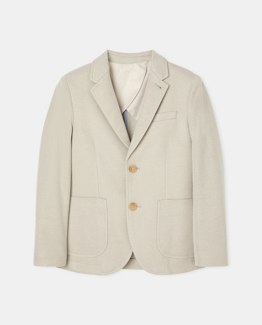 Imagem 0 de Blazer com Bolsos de Plastrão e em Tecido Piqué