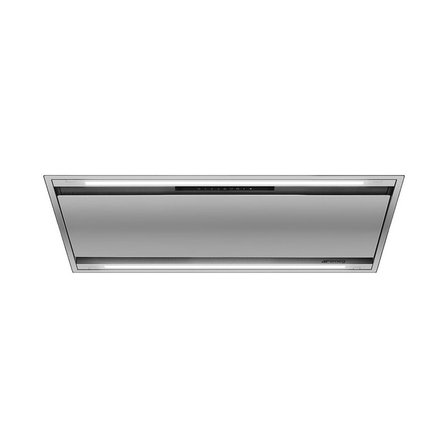 Imagem 0 de Exaustor de Teto Encastrável Smeg Universal Slim KLT9L4X de 4 Velocidades e de 90 cm - Aço Inox