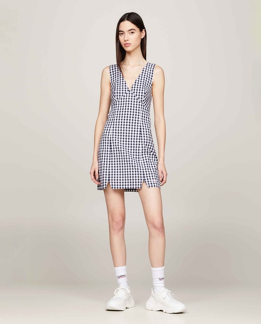 Imagem 0 de Vestido de Alças aos Quadrados Vichy