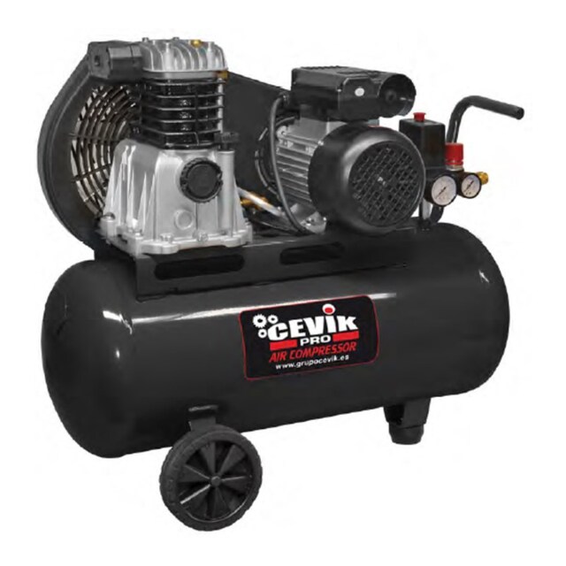 Imagen 0 de Compresor Correa 50 litros 3 HP 230V Cevik Pro