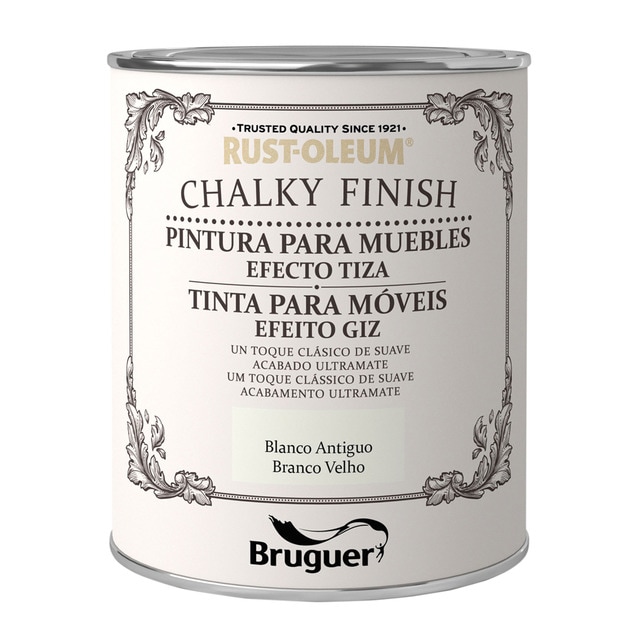 Imagen 0 de Pintura Efecto Tiza Chalky para Muebles 750 ml
