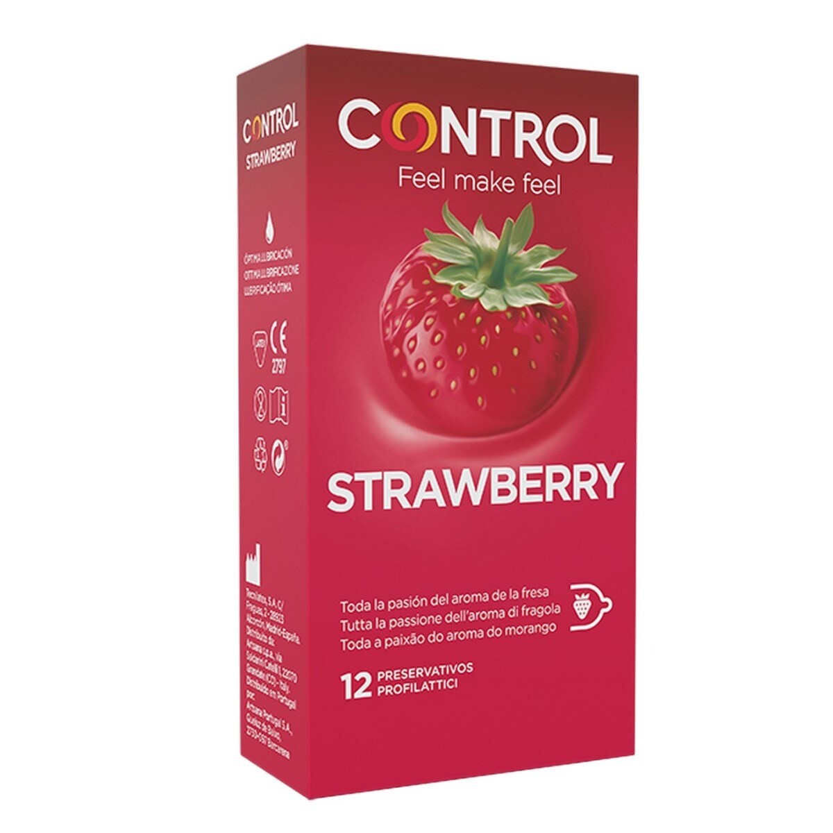Preservativos Strawberry - 12 uds. 1