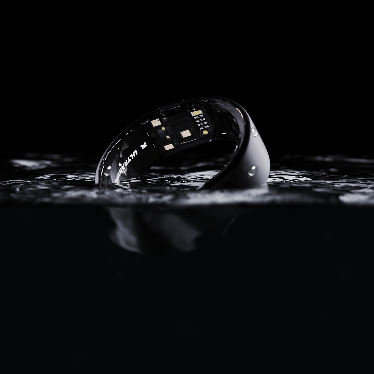 Anillo inteligente Ultrahuman Air Ring Gris oscuro mate Gris oscuro-5