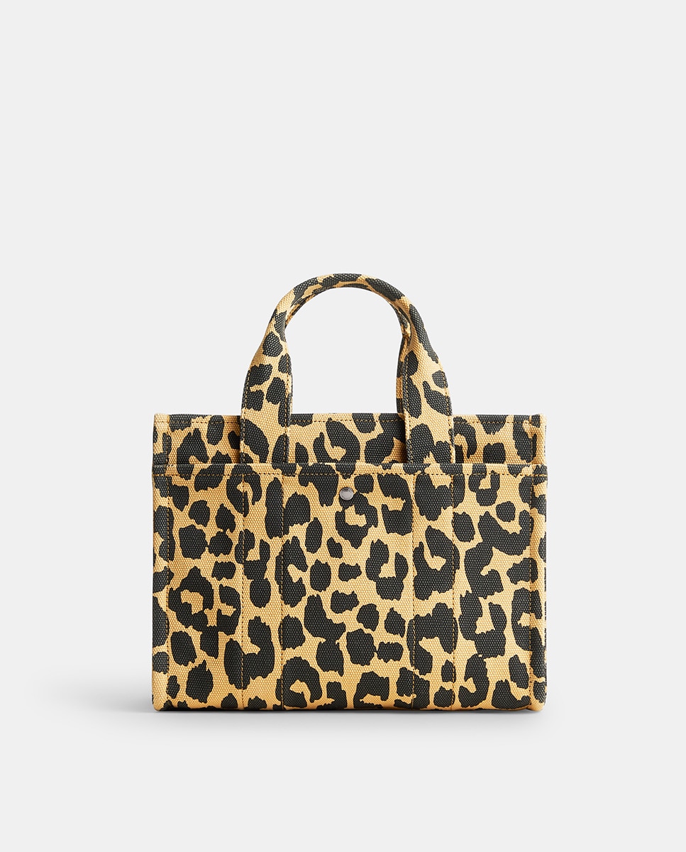 Mala Tipo Tote Cargo 26 com Fecho de Correr e em Algodão Multicolor-2