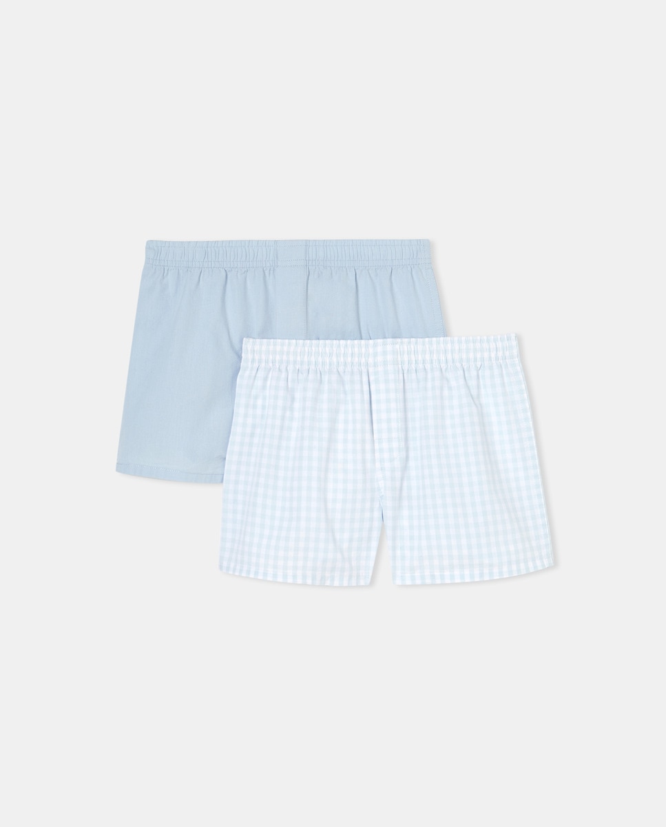 Pack de Dois Boxers de Popelina Multicolor-1