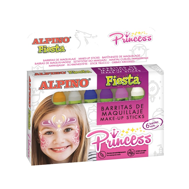 Imagen 0 de Estuche de maquillaje de 6 barritas 5 g. princess Alpino