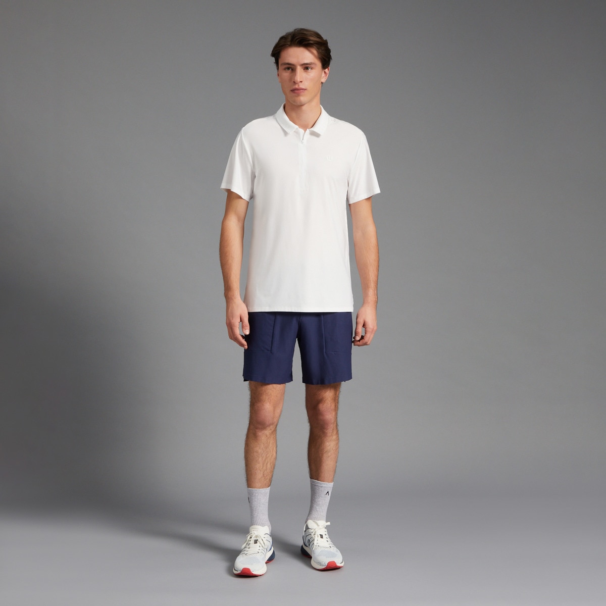 Polo de Homem Ventilated Tennis Polo Branco-2