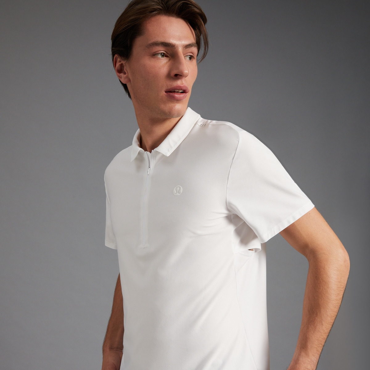 Polo de Homem Ventilated Tennis Polo Branco-1