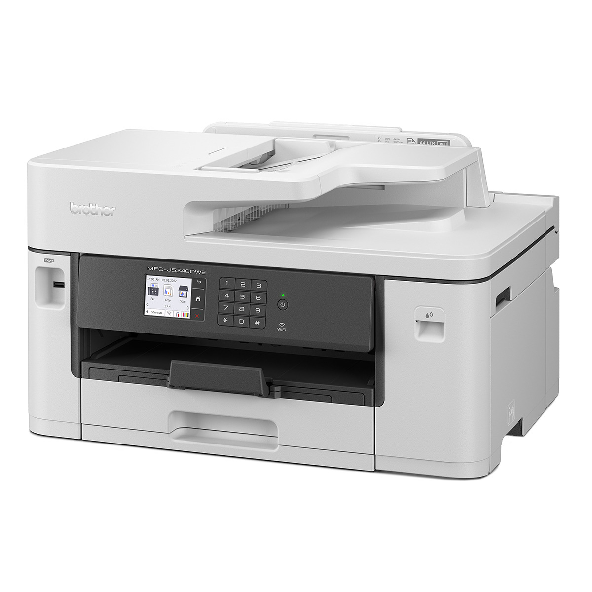 Impresora Multifunción tinta Brother MFC-J5340DWE. Fax Blanco-3