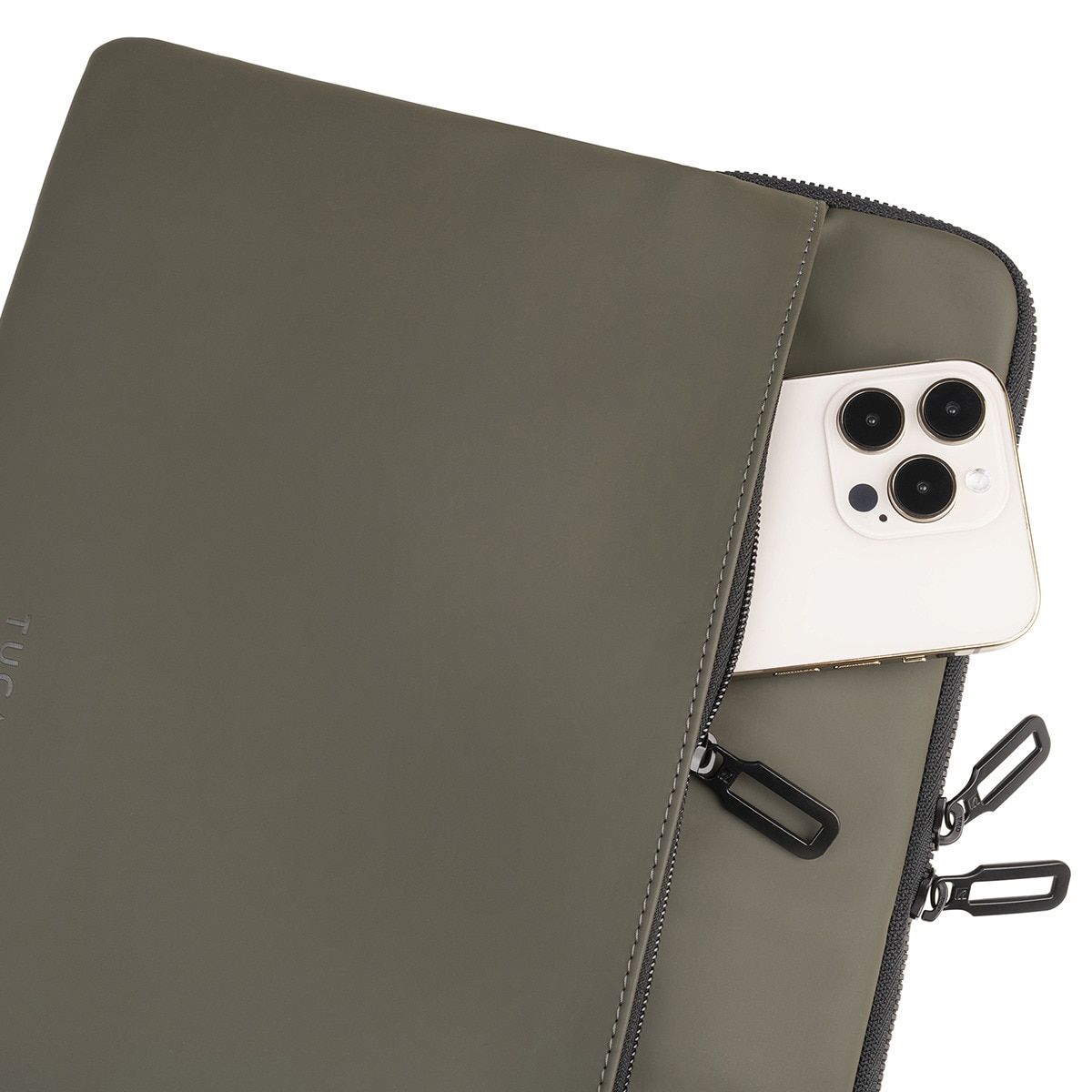 Funda Tucano Gommo para MacBook Pro 16" verde 3