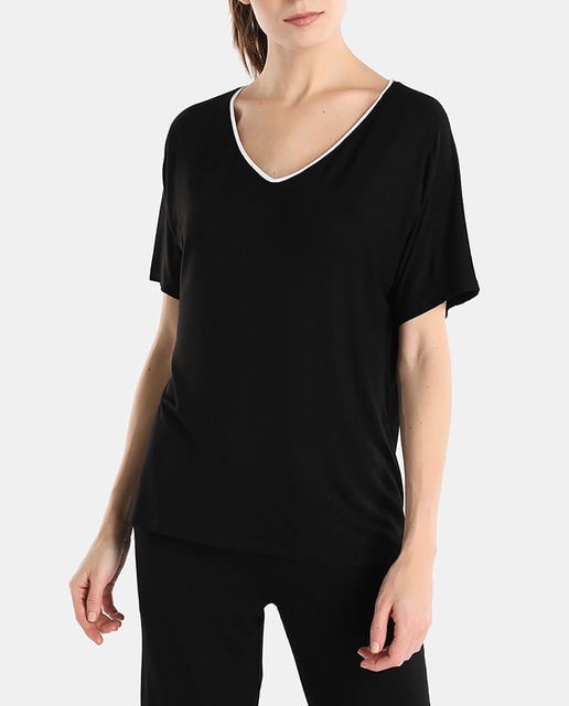 Imagen 0 de Camiseta de pijama de mujer Dkny lisa