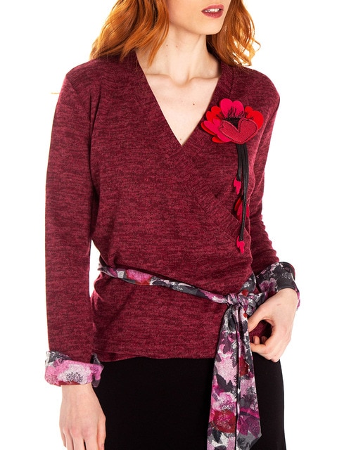 Imagen 0 de Chaqueta de mujer tipo bailarina en tricot