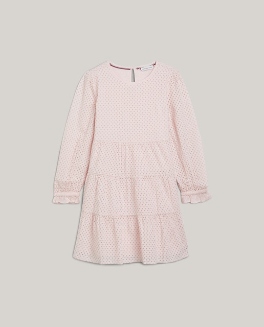 Imagen 0 de Vestido de niña manga larga con volantes