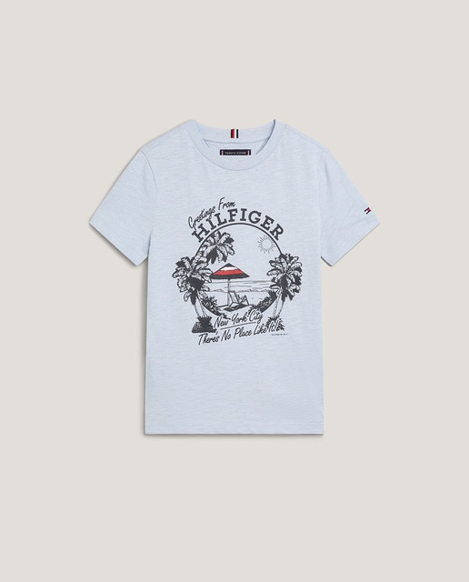 Imagen 0 de Camiseta de niño manga corta y cuello redondo