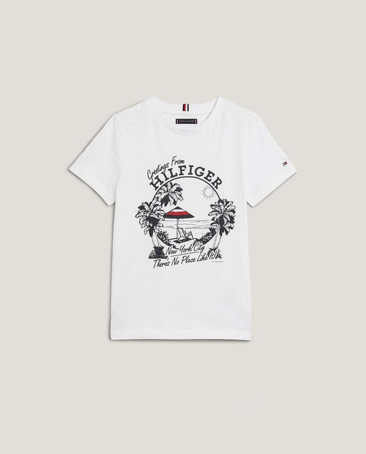 Imagen 0 de Camiseta de niño manga corta y cuello redondo