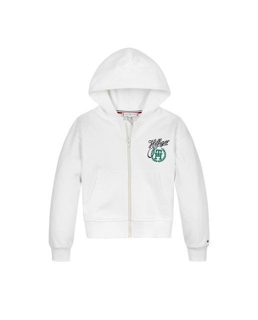 Imagen 0 de Sudadera de niña con cremallera y capucha