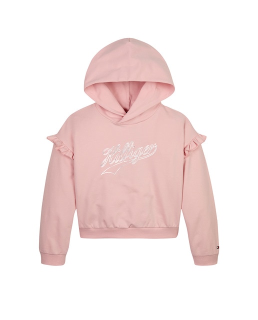 Imagen 0 de Sudadera de niña con capucha y manga larga