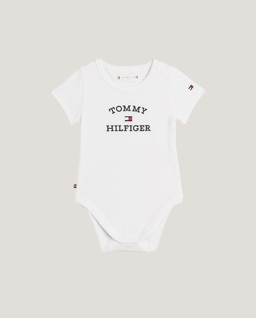 Imagen 0 de Bodie de bebé niño de cuello redondo y manga corta