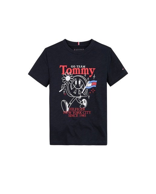 Imagen 0 de Camiseta de bebé niño manga corta y cuello redondo