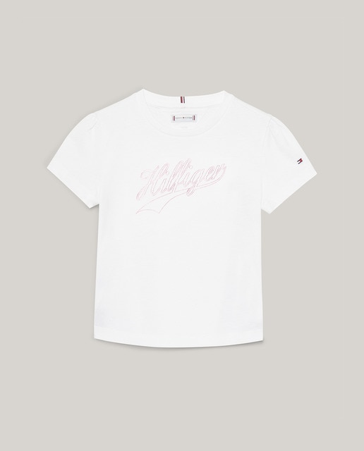 Imagen 0 de Camiseta de bebé niña manga corta y cuello redondo